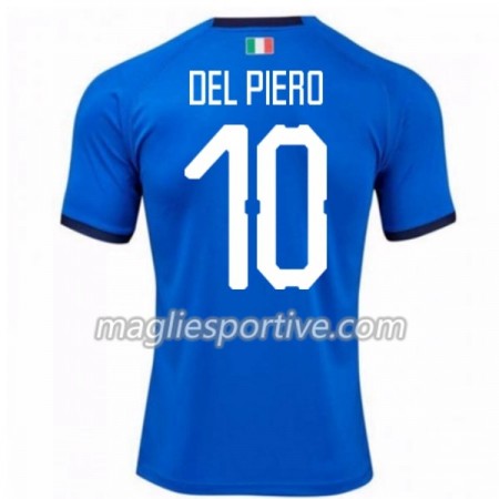Completo Calcio Italia Del Piero 10 Divisa Prima 2018